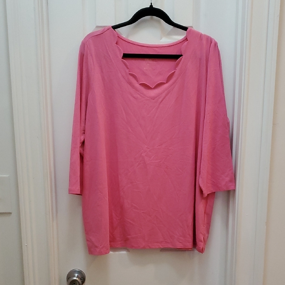 Belle Beach Pink Oversized Boxy Tunic